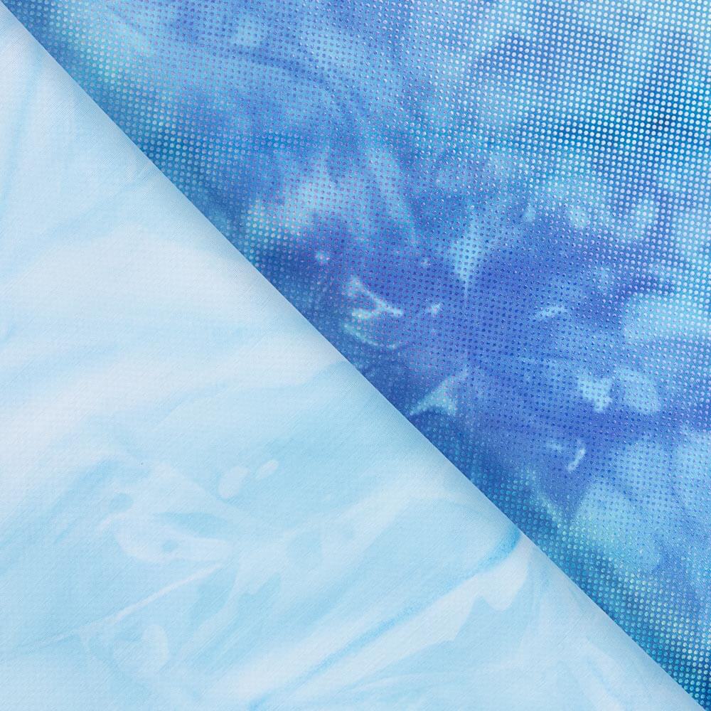 Lycra Hologramme Relief Bleu - Ribes y Casals