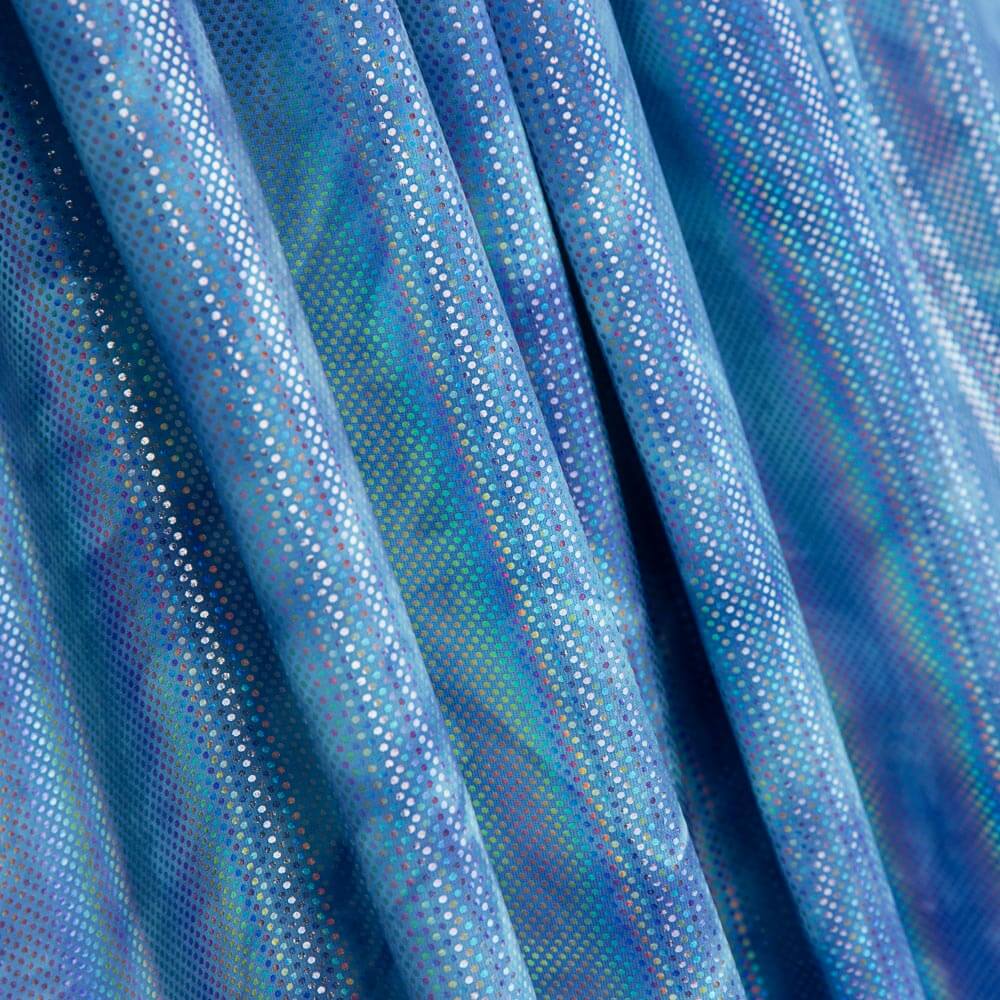 Lycra Hologramme Relief Bleu - Ribes y Casals