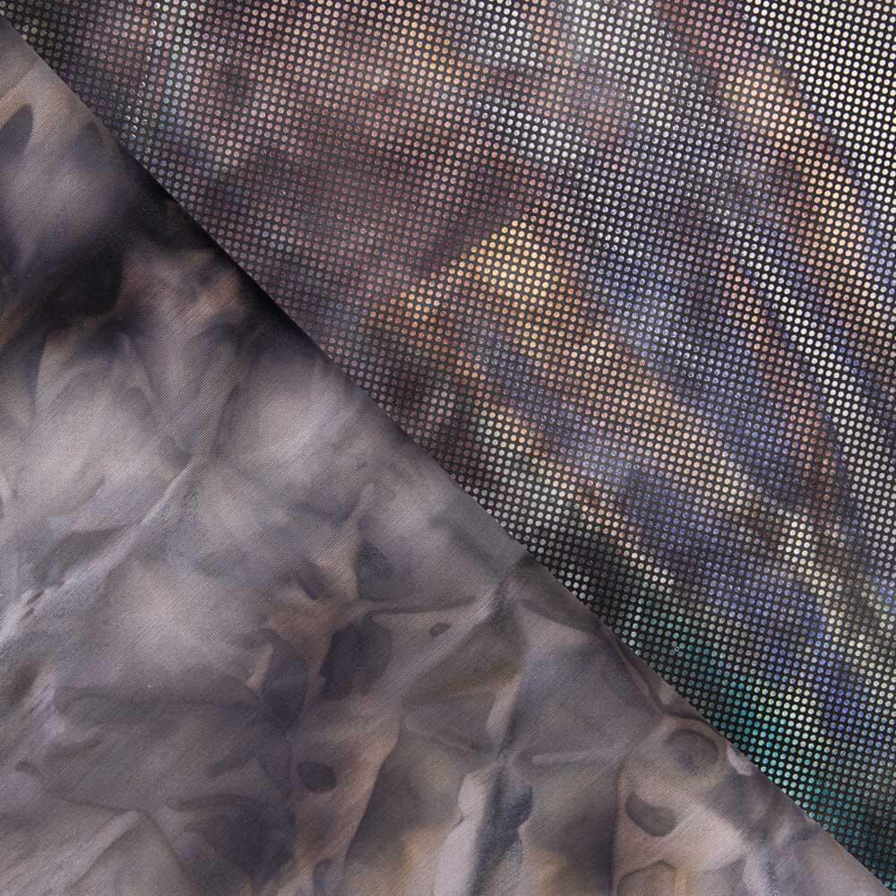 Lycra Hologramme Relief Noir - Ribes y Casals