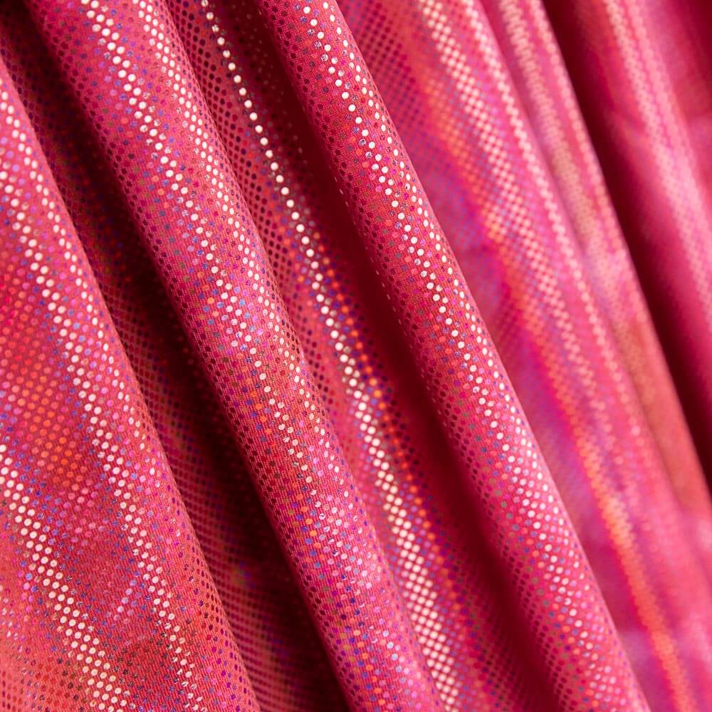 Lycra Hologramme Relief Fuchsia - Ribes y Casals