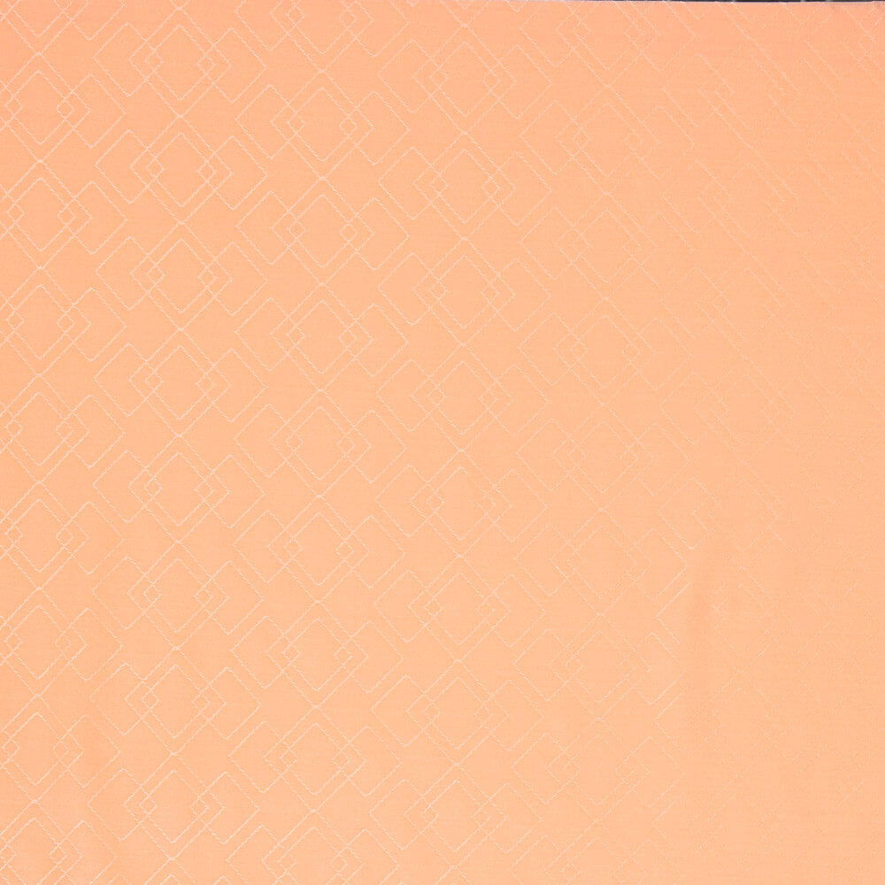Retal Punto Fino Lycra Jacquard Salmón 180x140 cm - Ribes y Casals