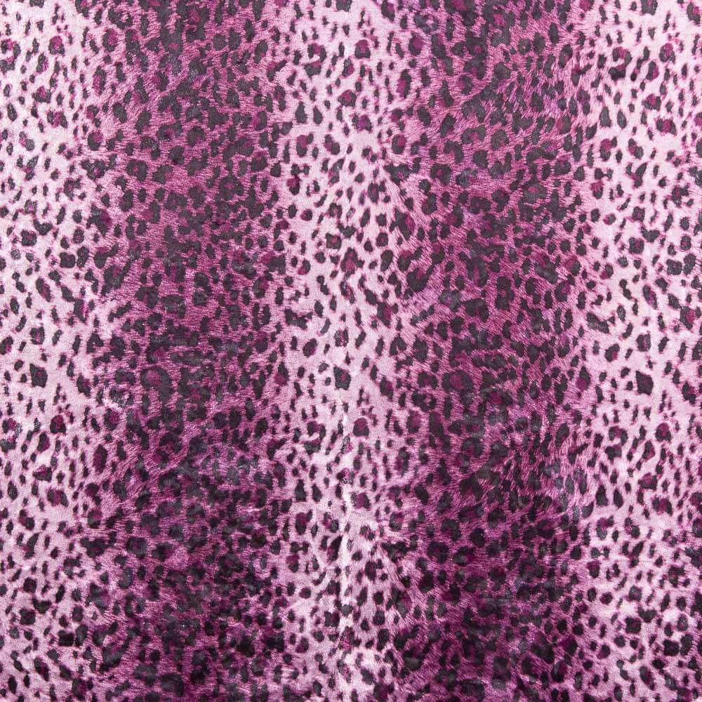 Lycra Lamé Léopard Cyclamen - Ribes y Casals