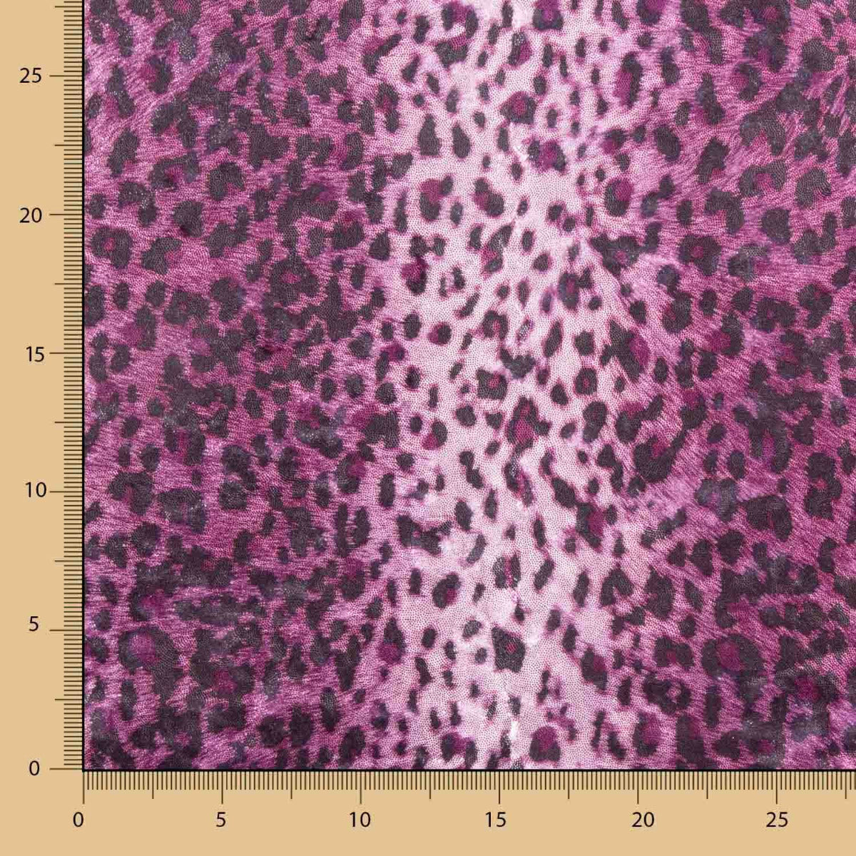 Lycra Lamé Léopard Cyclamen - Ribes y Casals