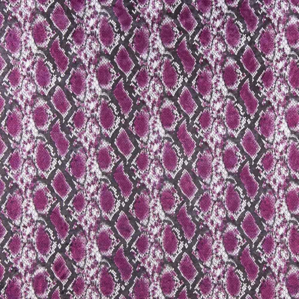 Lycra Lamé Serpent Cyclamen - Ribes y Casals