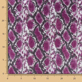 Lycra Lamé Serpent Cyclamen - Ribes y Casals