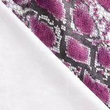 Lycra Lamé Serpent Cyclamen - Ribes y Casals