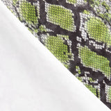 Lycra Lamé Serpent Vert - Ribes y Casals