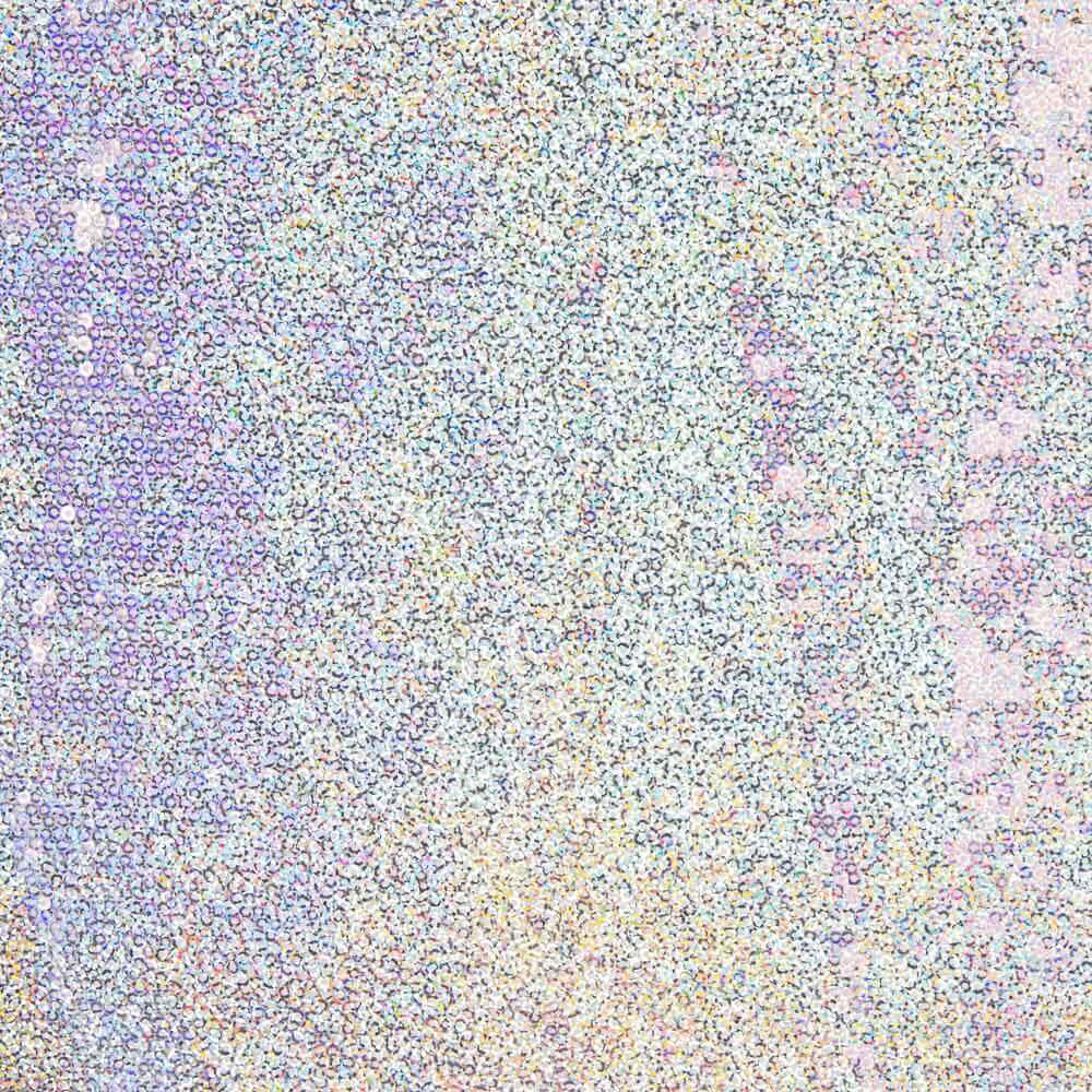 Paillette Lycra Holographique Argentée - Ribes y Casals