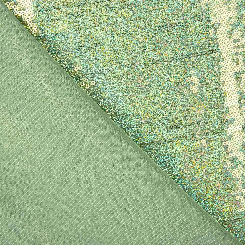 Paillette Lycra Holographique Vert Pomme - Ribes y Casals