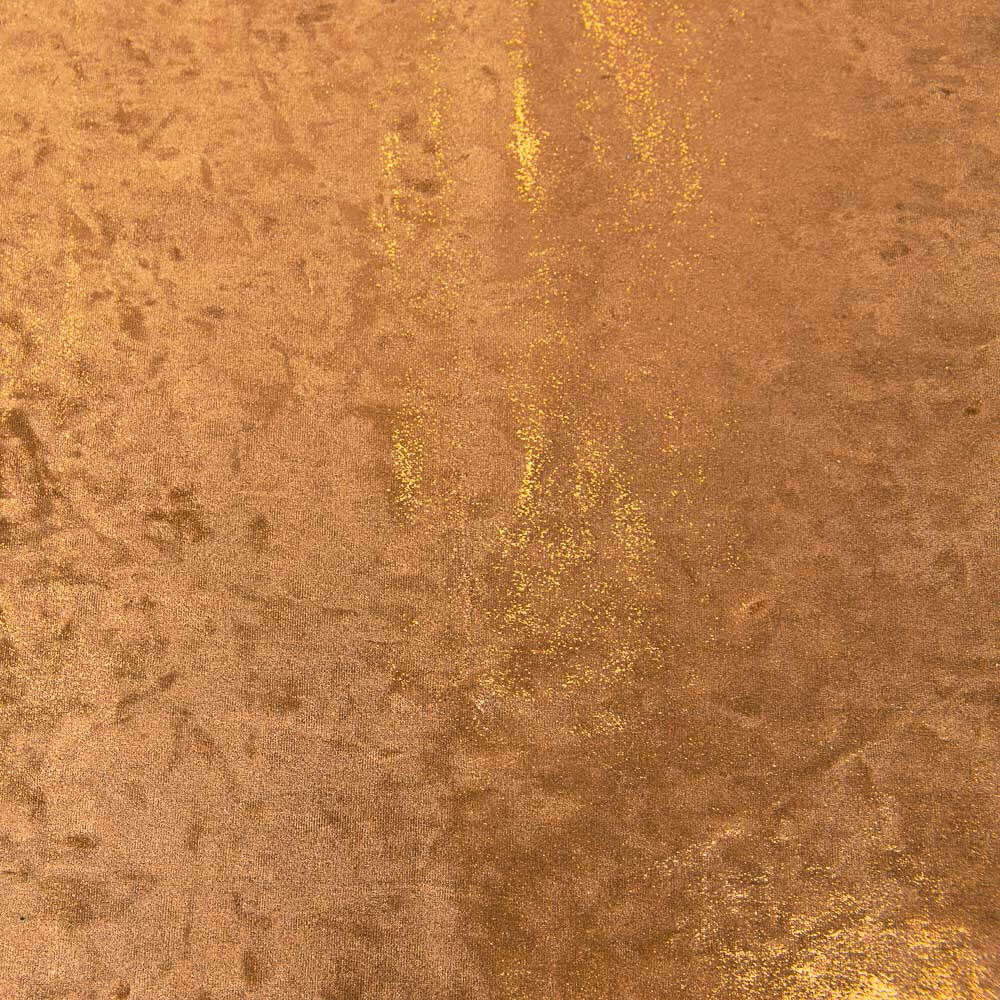 Velours Lycra Foil Orange - Ribes y Casals