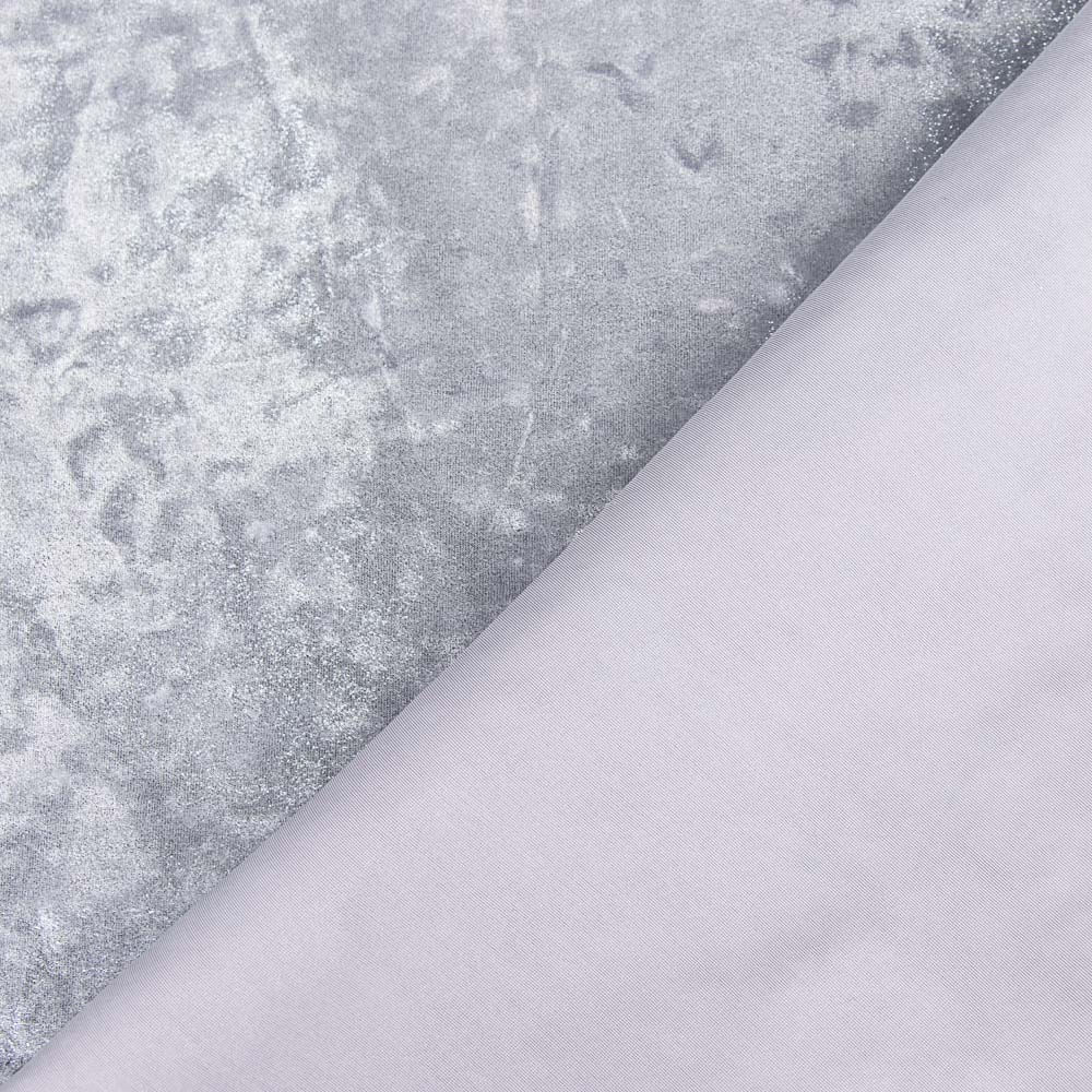 Velours Lycra Foil Gris - Ribes y Casals