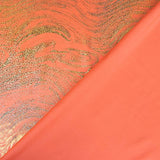 Lycra Foil marbré orange - Ribes y Casals