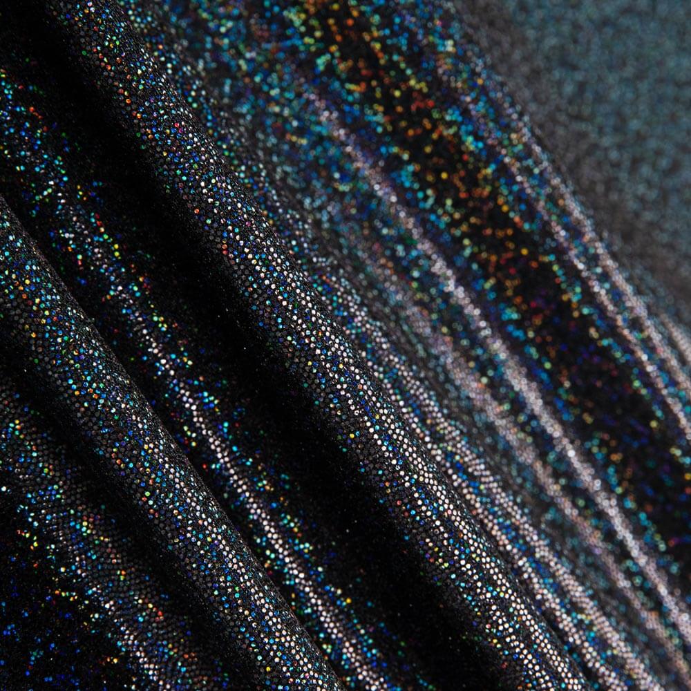 Lycra Mystique Holographique Noir - Ribes y Casals