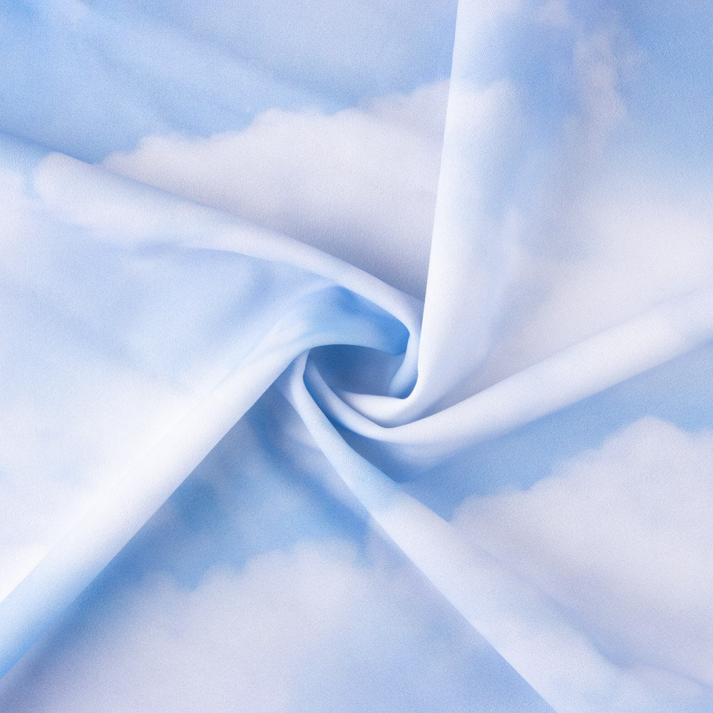 Lycra Imprimé Bleu Ciel - Ribes y Casals