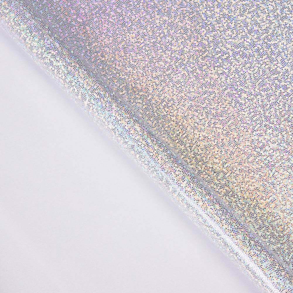 Lycra Mystique Holographique Blanc - Ribes y Casals