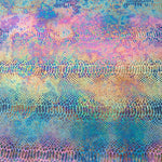 Lycra Foil Serpent Bleu - Ribes y Casals