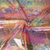 Lycra Foil Serpent Rose - Ribes y Casals