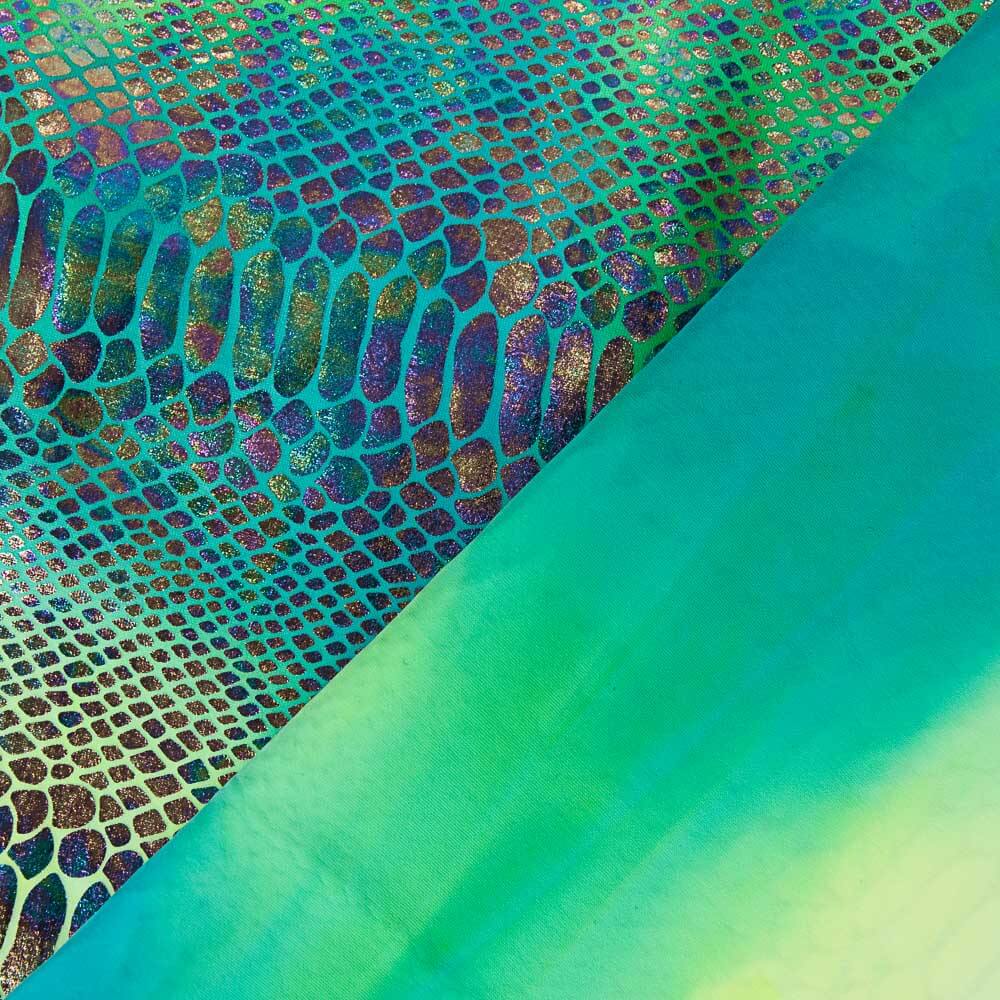 Lycra Foil Serpent Vert - Ribes y Casals