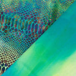 Lycra Foil Serpent Vert - Ribes y Casals