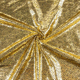 Tissu extensible imprimé métallisé – Yestic Gold - Ribes y Casals