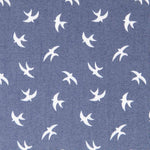 Lyocell Spandex Oiseaux Bleu - Ribes y Casals