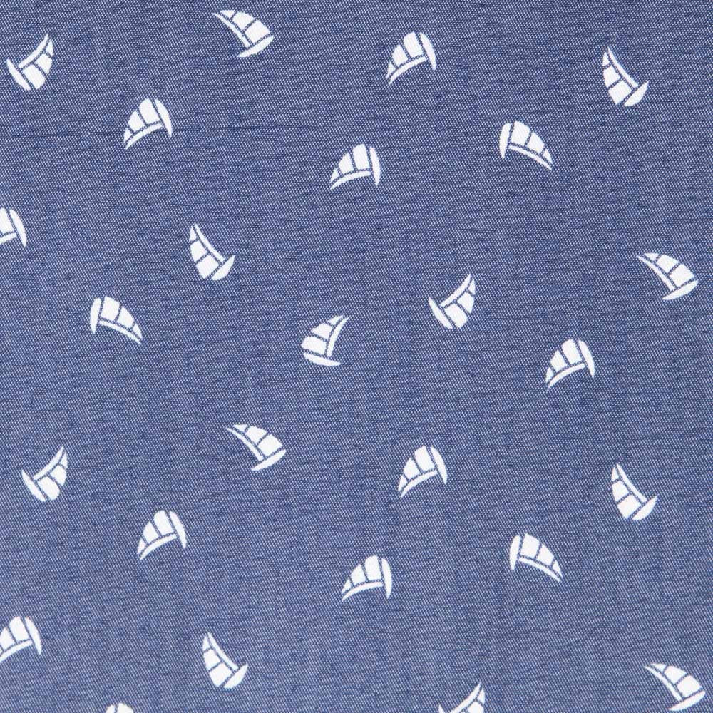 Lyocell Spandex Bateaux Bleu - Ribes y Casals