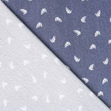 Lyocell Spandex Bateaux Bleu - Ribes y Casals