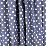 Lyocell Spandex Pois 1mm Bleu - Ribes y Casals