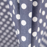 Lyocell Spandex Pois 1mm Bleu - Ribes y Casals