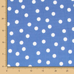 Lyocell Spandex Pois Bleu Electric 14mm - Ribes y Casals