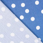 Lyocell Spandex Pois Bleu Electric 14mm - Ribes y Casals