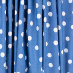 Lyocell Spandex Pois Bleu Electric 14mm - Ribes y Casals