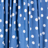 Lyocell Spandex Pois Bleu Electric 14mm - Ribes y Casals