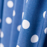 Lyocell Spandex Pois Bleu Electric 14mm - Ribes y Casals