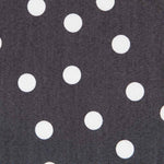 Lyocell Spandex Pois Noir 14mm - Ribes y Casals