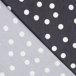 Lyocell Spandex Pois Noir 14mm - Ribes y Casals