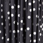 Lyocell Spandex Pois Noir 14mm - Ribes y Casals
