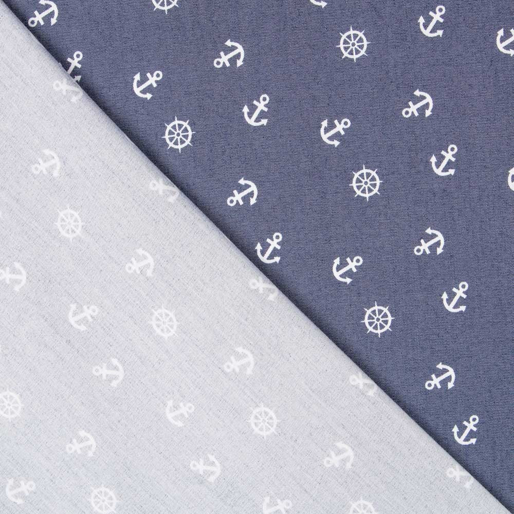 Lyocell Spandex Bleu Marine - Ribes y Casals