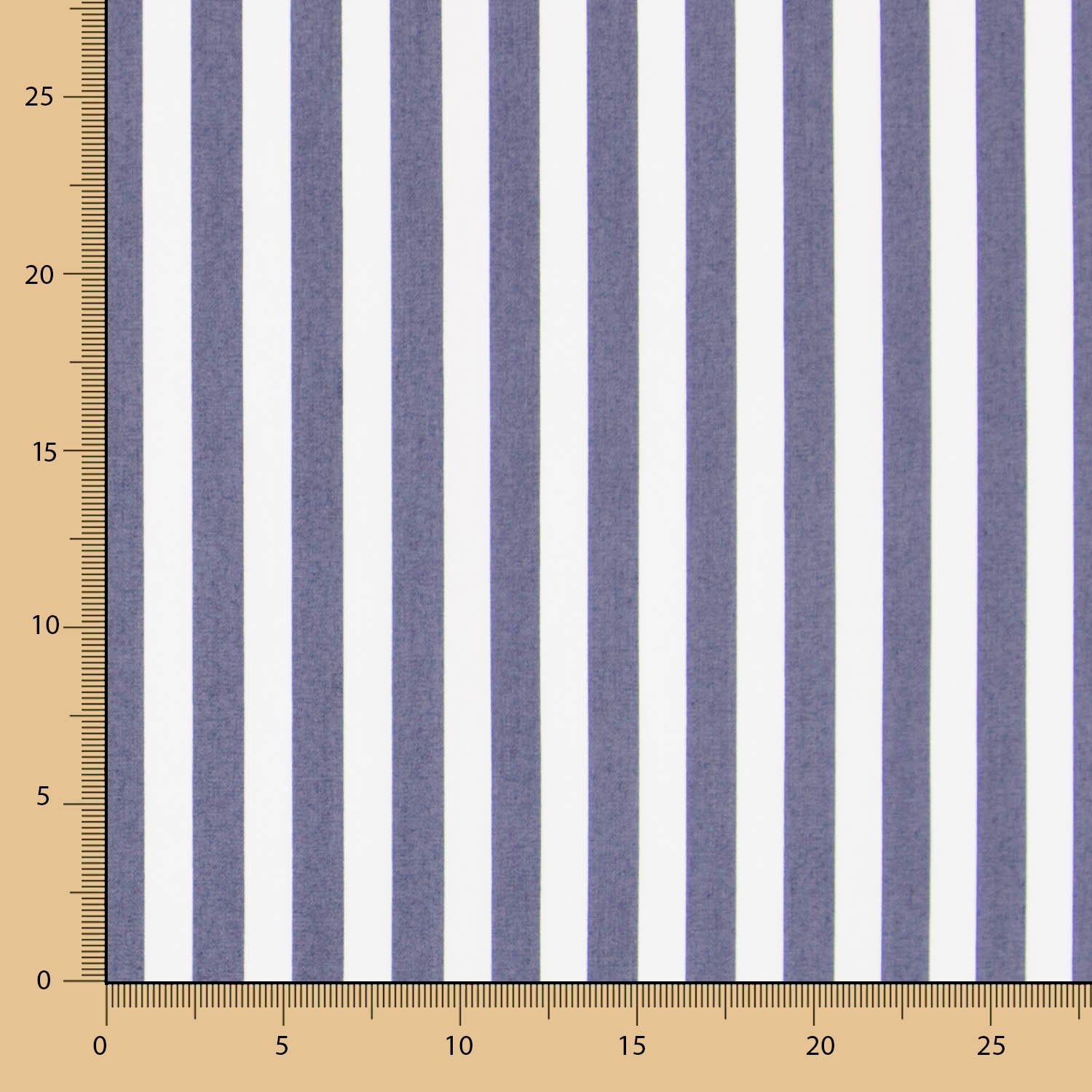 Lyocell Spandex Rayé Bleu - Ribes y Casals