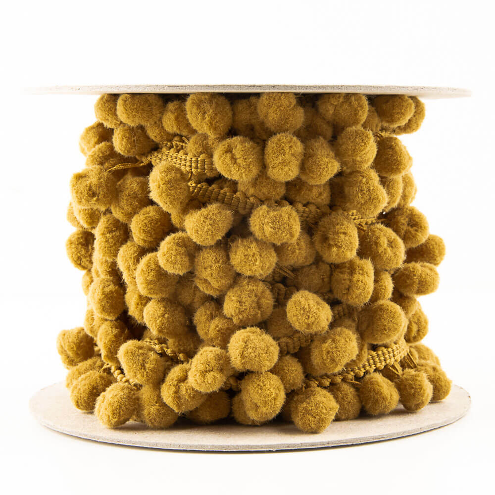 Pompons Mousse Maxi Camel - Ribes y Casals