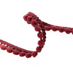 Pompons Mousse Mini Grenat - Ribes y Casals