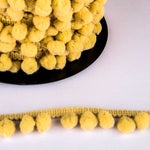 Pompons Mousse Maxi Jaune - Ribes y Casals