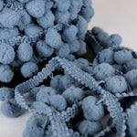 Pompons Mousse Maxi Bleu - Ribes y Casals