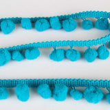 Pompons Mousse Maxi Bleu Turquoise - Ribes y Casals