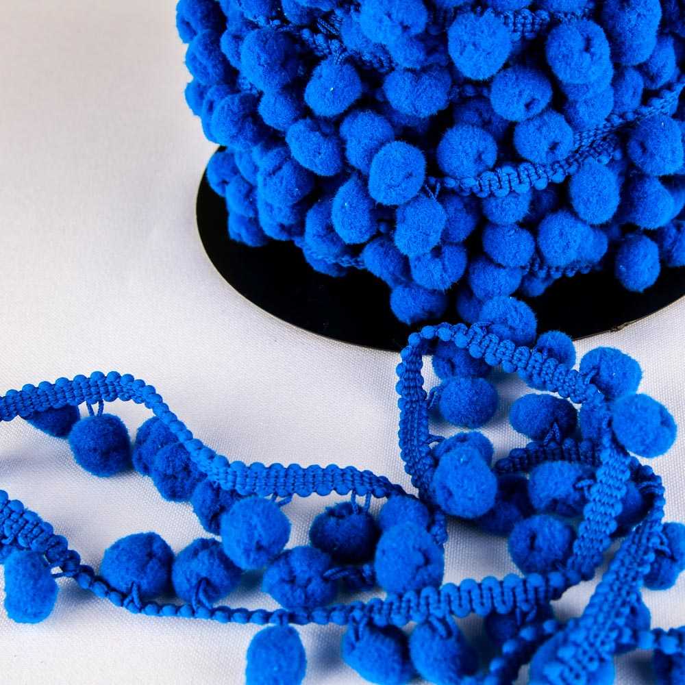 Pompons Mousse Maxi Bleu - Ribes y Casals