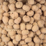 Pompons Mousse Maxi Beige - Ribes y Casals