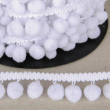 Pompons Mousse Maxi Blanc - Ribes y Casals