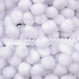 Pompons Mousse Maxi Blanc - Ribes y Casals