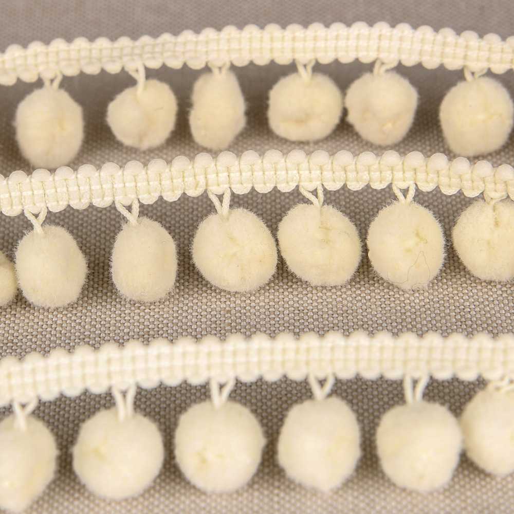 Pompons Mousse Maxi Écru - Ribes y Casals