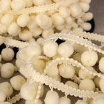 Pompons Mousse Maxi Écru - Ribes y Casals